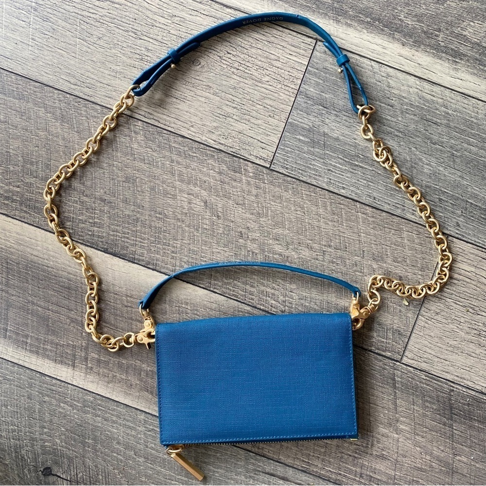 Dagne Dover Teal Green Original Essentials Clutch Wallet Crossbody Purse